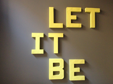 let it be wall mural DIY wall mural ideas